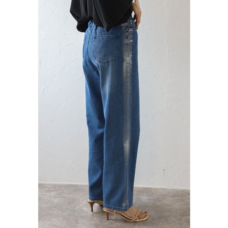 箔サイドラインデニムパンツ 77-003970 | BONJOUR SAGAN | 詳細画像11 