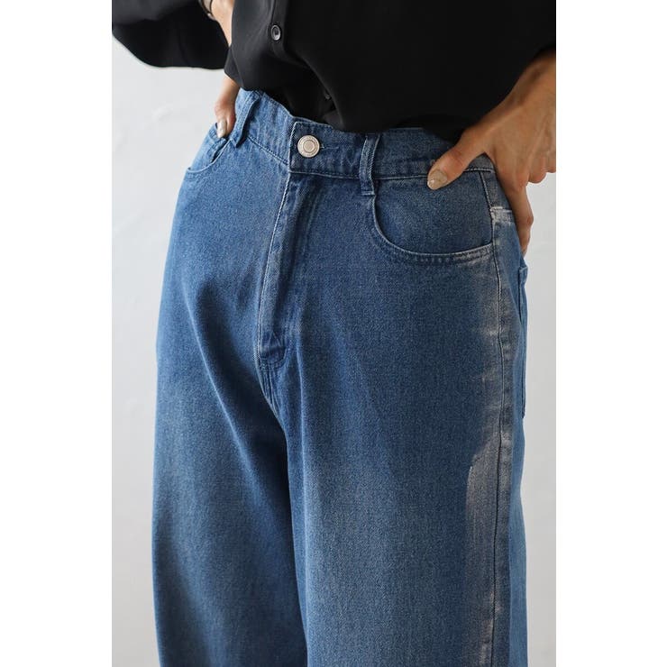 箔サイドラインデニムパンツ 77-003970 | BONJOUR SAGAN | 詳細画像13 