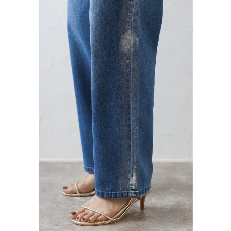 箔サイドラインデニムパンツ 77-003970 | BONJOUR SAGAN | 詳細画像15 