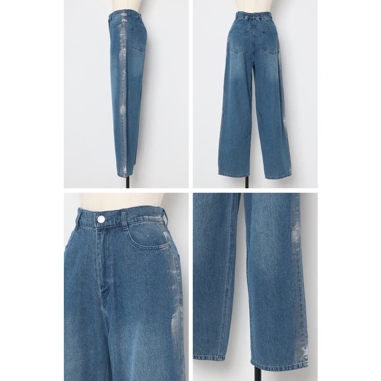 箔サイドラインデニムパンツ 77-003970 | BONJOUR SAGAN | 詳細画像17 