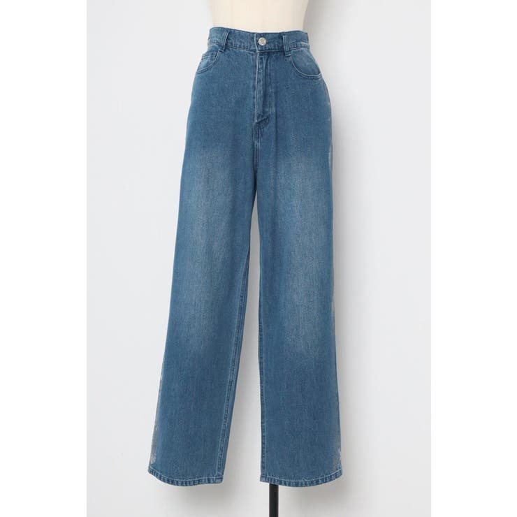 箔サイドラインデニムパンツ 77-003970 | BONJOUR SAGAN | 詳細画像19 