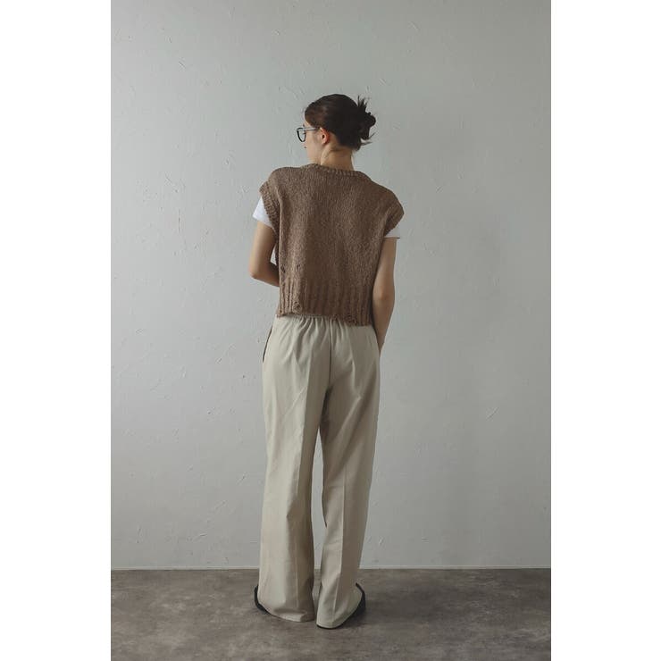 damaged knit vest | BONJOUR SAGAN | 詳細画像7 