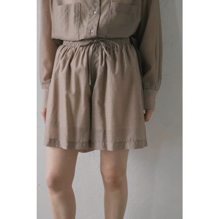 MOCHA | sheer short pants | BONJOUR SAGAN