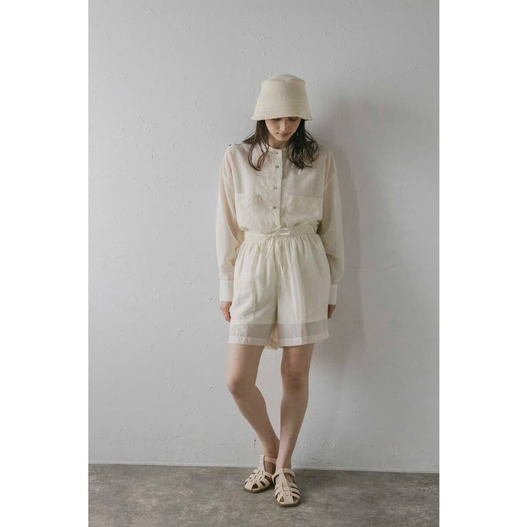 sheer short pants | BONJOUR SAGAN | 詳細画像1 