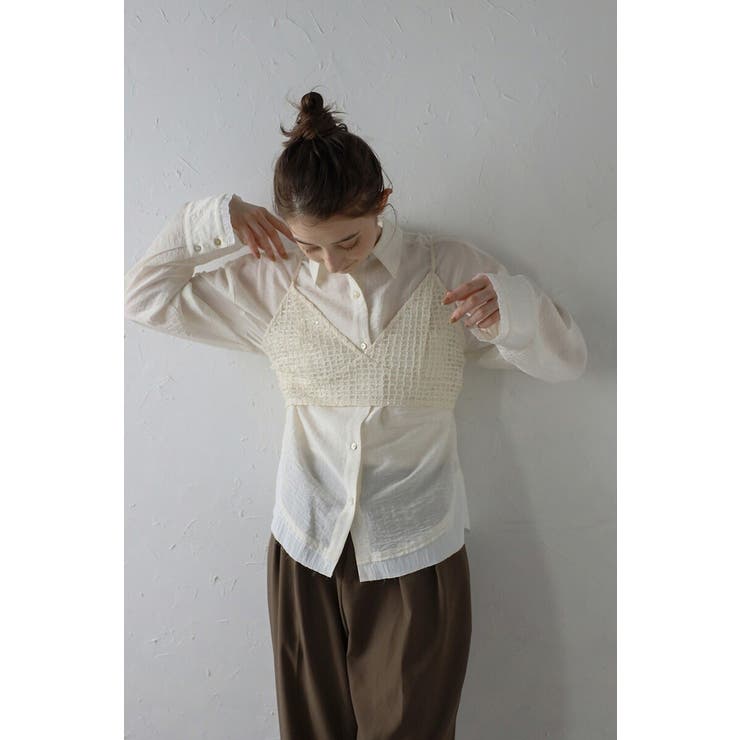 IVORY | flip sequin bustier | BONJOUR SAGAN