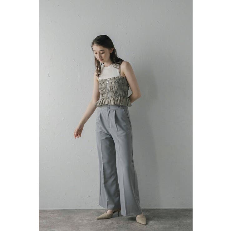 shirring stripe bustier | BONJOUR SAGAN | 詳細画像18 