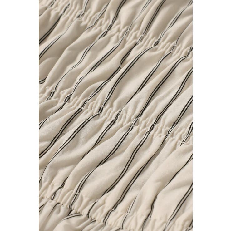 shirring stripe bustier | BONJOUR SAGAN | 詳細画像23 