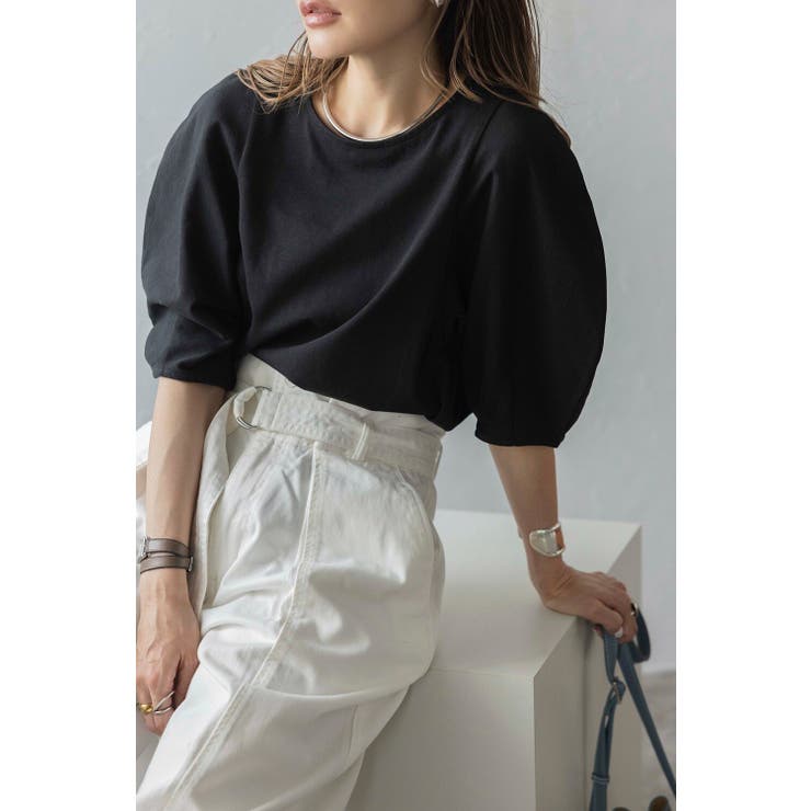 コクーンスリーブTシャツ 77-003993 | BONJOUR SAGAN | 詳細画像7 