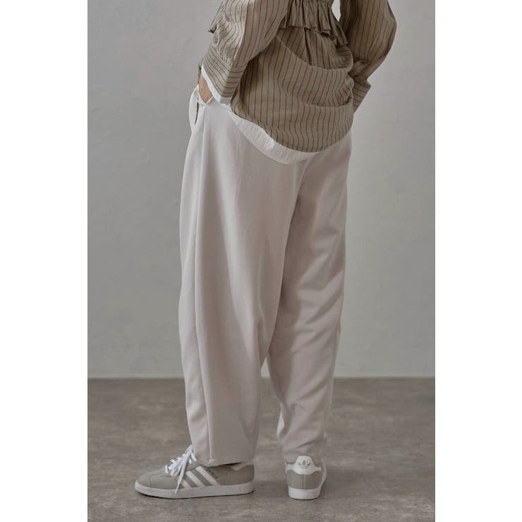 twill curved slacks | BONJOUR SAGAN | 詳細画像7 
