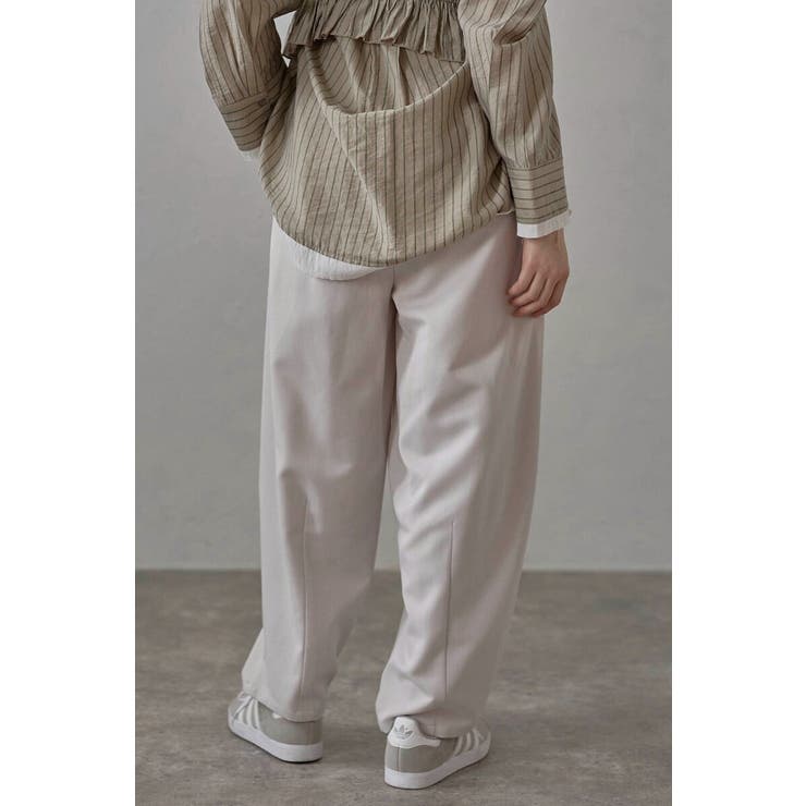 twill curved slacks | BONJOUR SAGAN | 詳細画像8 