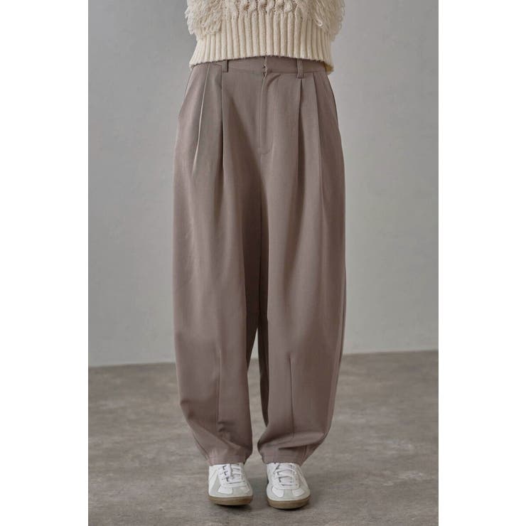 twill curved slacks | BONJOUR SAGAN | 詳細画像24 