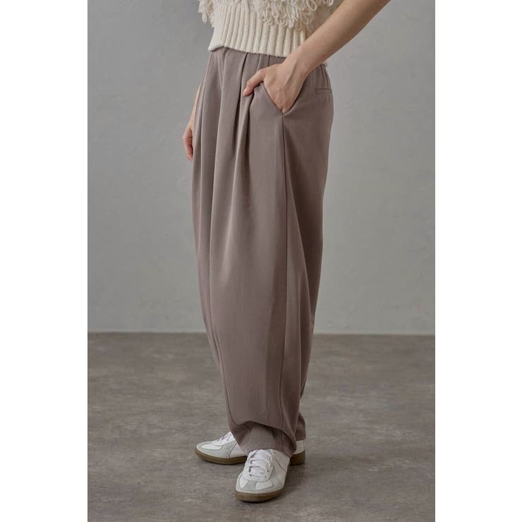 twill curved slacks | BONJOUR SAGAN | 詳細画像25 