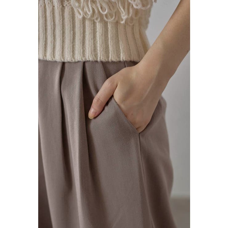 twill curved slacks | BONJOUR SAGAN | 詳細画像27 