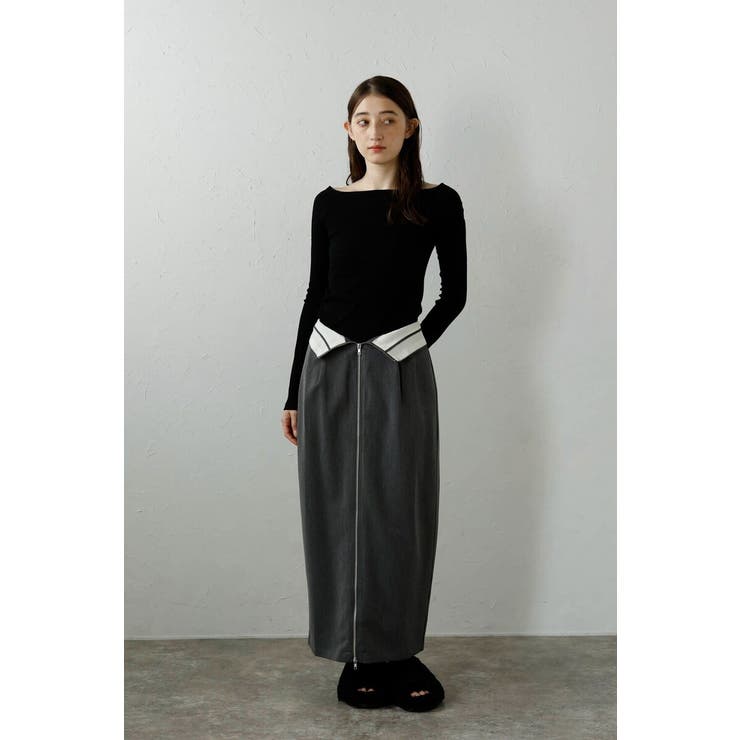 twill waist marked | BONJOUR SAGAN | 詳細画像1 