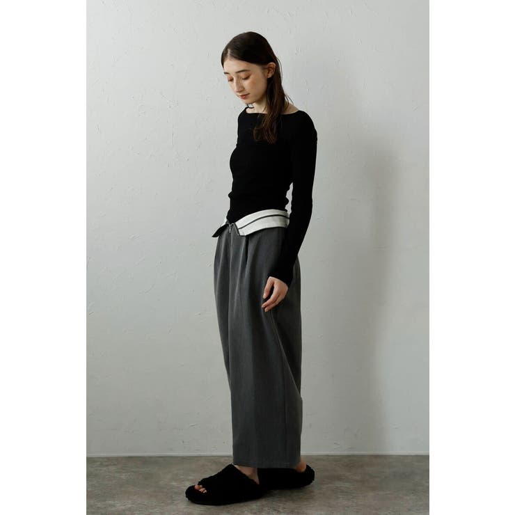 twill waist marked | BONJOUR SAGAN | 詳細画像3 