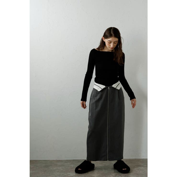 twill waist marked | BONJOUR SAGAN | 詳細画像6 