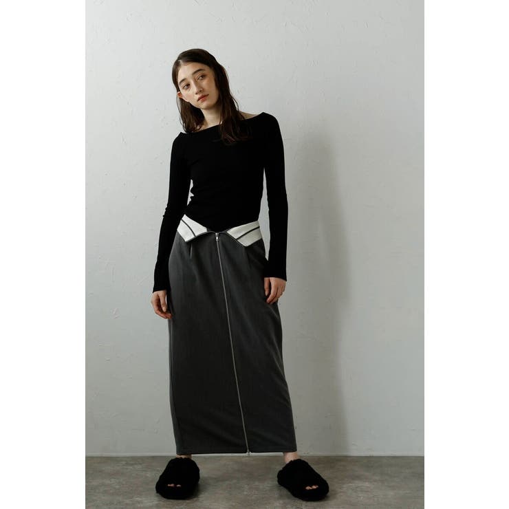 twill waist marked | BONJOUR SAGAN | 詳細画像7 