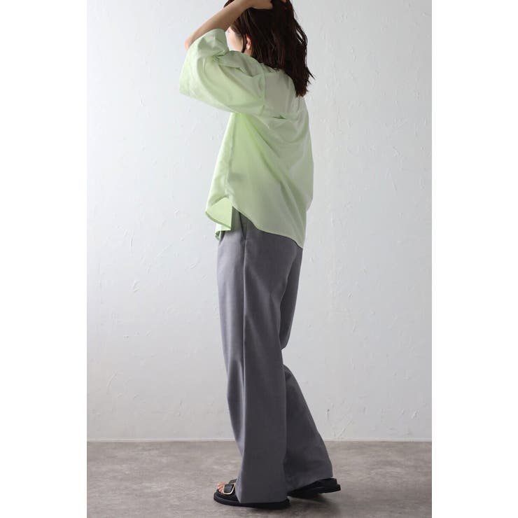 リラクシーノーカラーウエストタックシャツ 77-004026 | BONJOUR SAGAN | 詳細画像8 