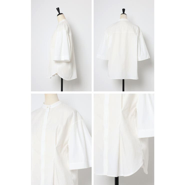 リラクシーノーカラーウエストタックシャツ 77-004026 | BONJOUR SAGAN | 詳細画像23 