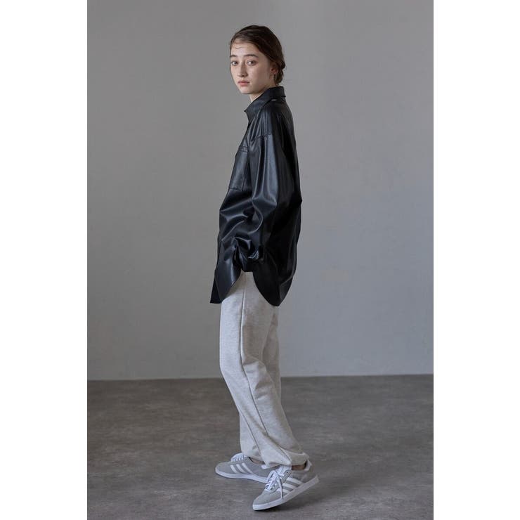 fake leather shirt | BONJOUR SAGAN | 詳細画像3 