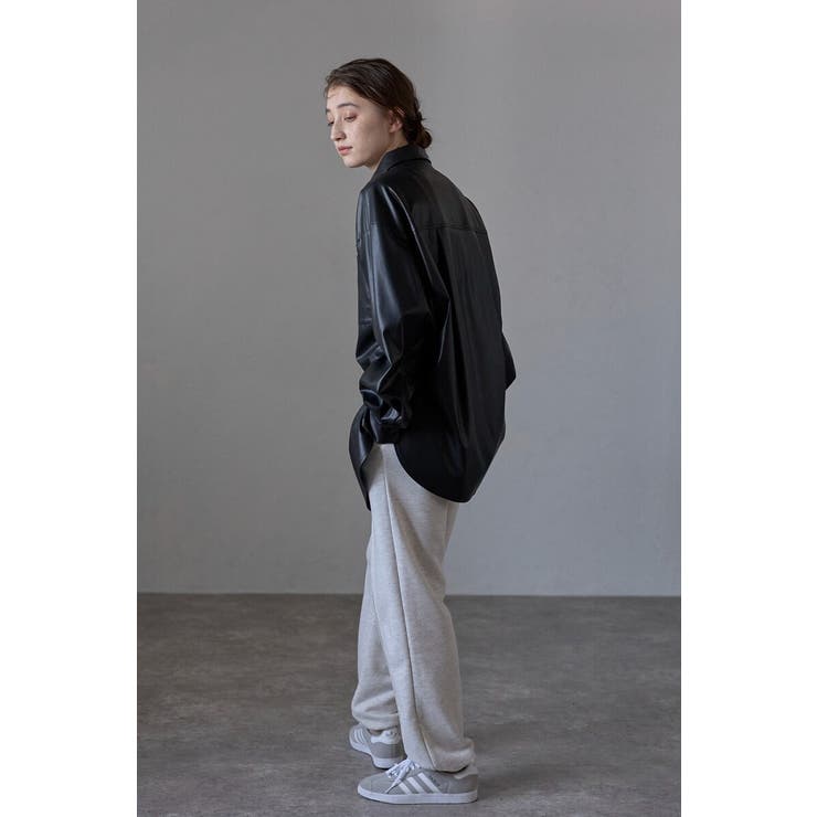 fake leather shirt | BONJOUR SAGAN | 詳細画像4 