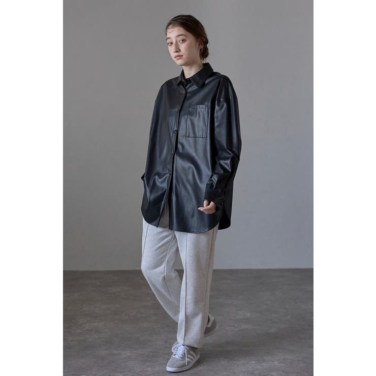 fake leather shirt | BONJOUR SAGAN | 詳細画像9 