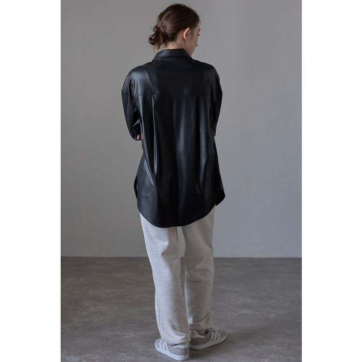 fake leather shirt | BONJOUR SAGAN | 詳細画像10 