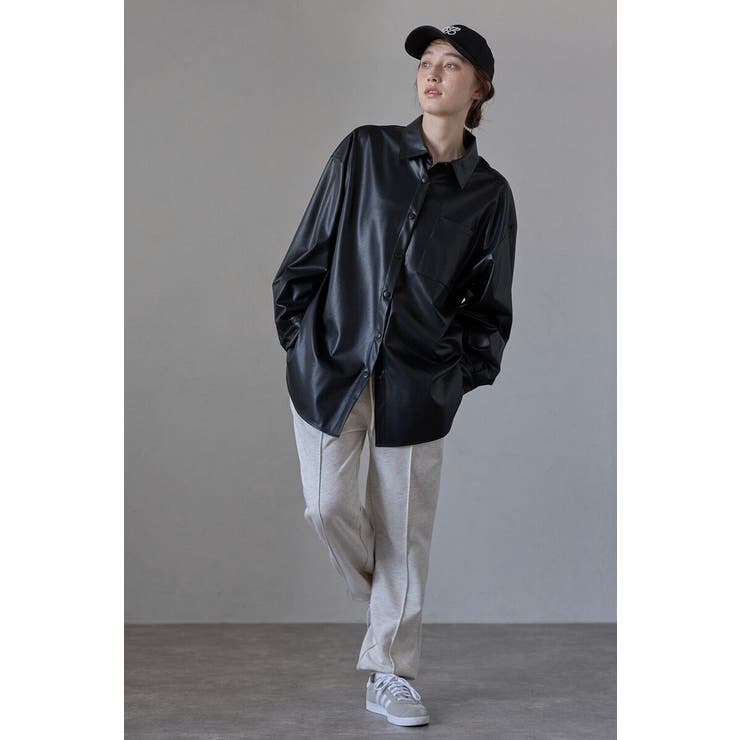 fake leather shirt | BONJOUR SAGAN | 詳細画像11 