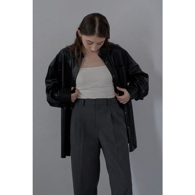 fake leather shirt | BONJOUR SAGAN | 詳細画像13 