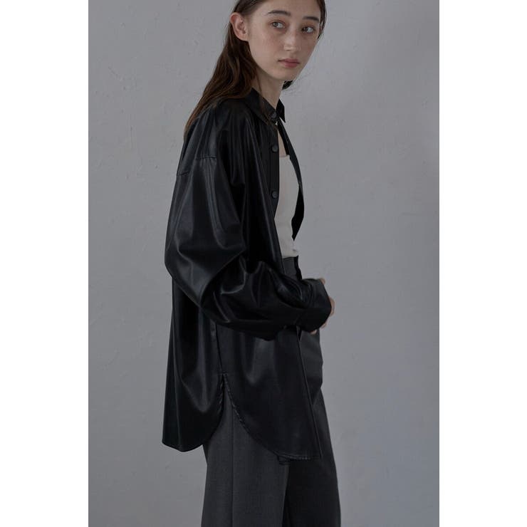 fake leather shirt | BONJOUR SAGAN | 詳細画像14 