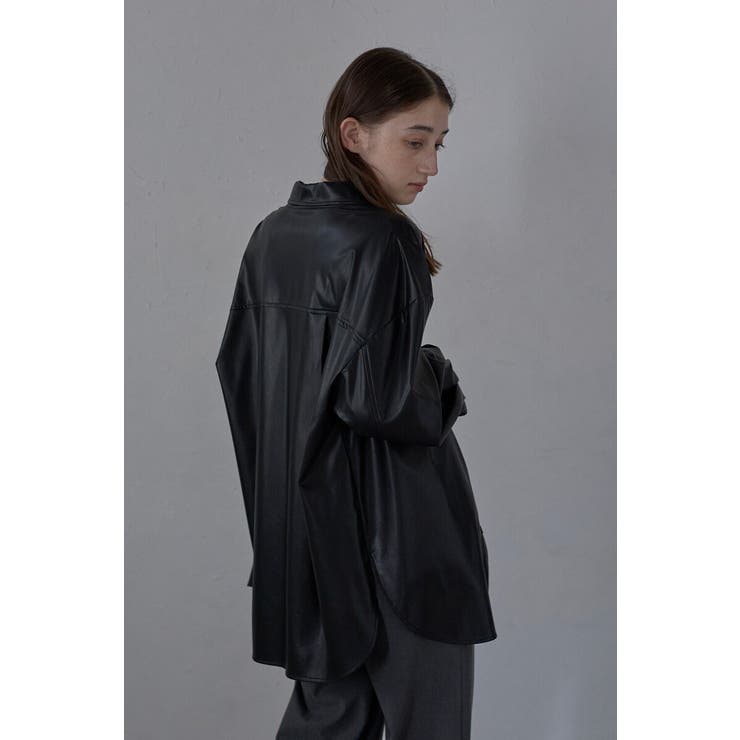 fake leather shirt | BONJOUR SAGAN | 詳細画像15 