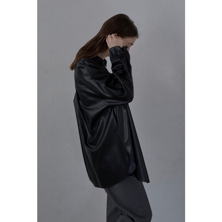 fake leather shirt | BONJOUR SAGAN | 詳細画像19 