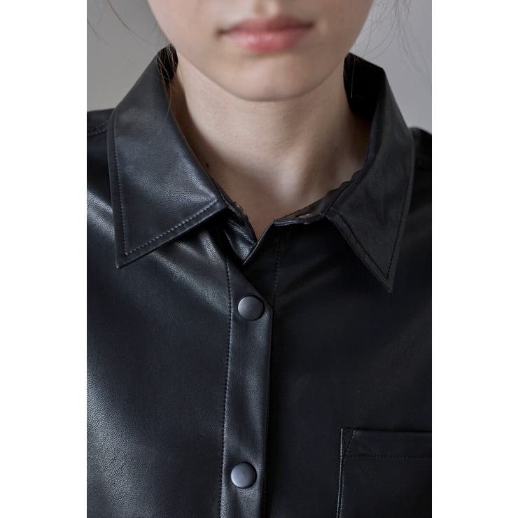 fake leather shirt | BONJOUR SAGAN | 詳細画像23 