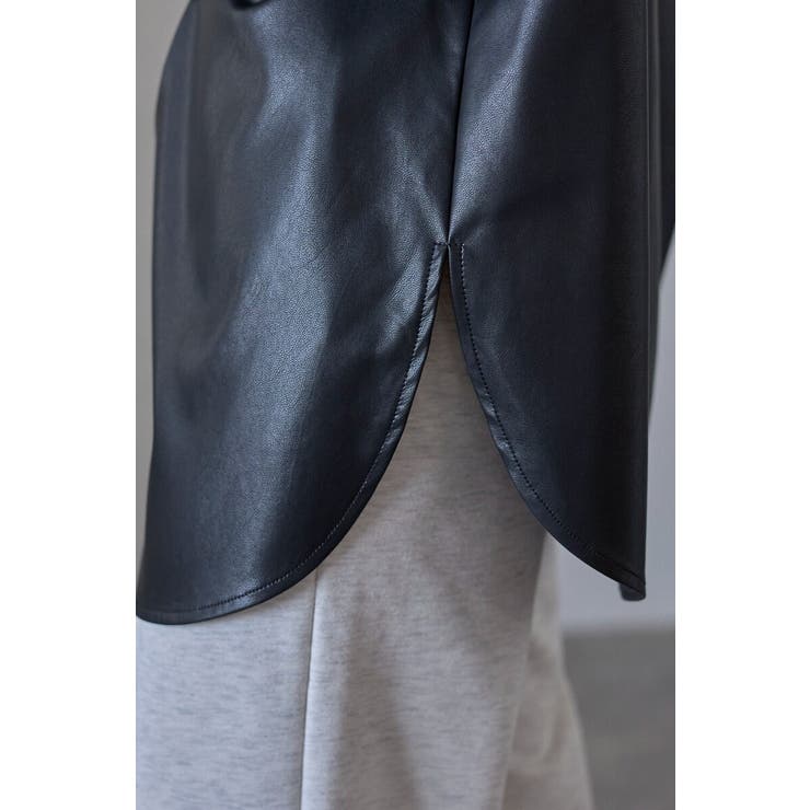 fake leather shirt | BONJOUR SAGAN | 詳細画像25 