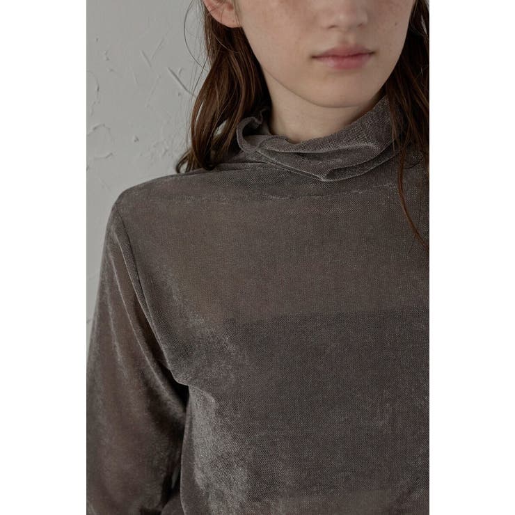 flocky mesh pullover | BONJOUR SAGAN | 詳細画像5 