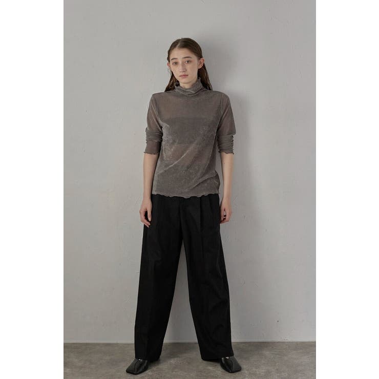 flocky mesh pullover | BONJOUR SAGAN | 詳細画像6 