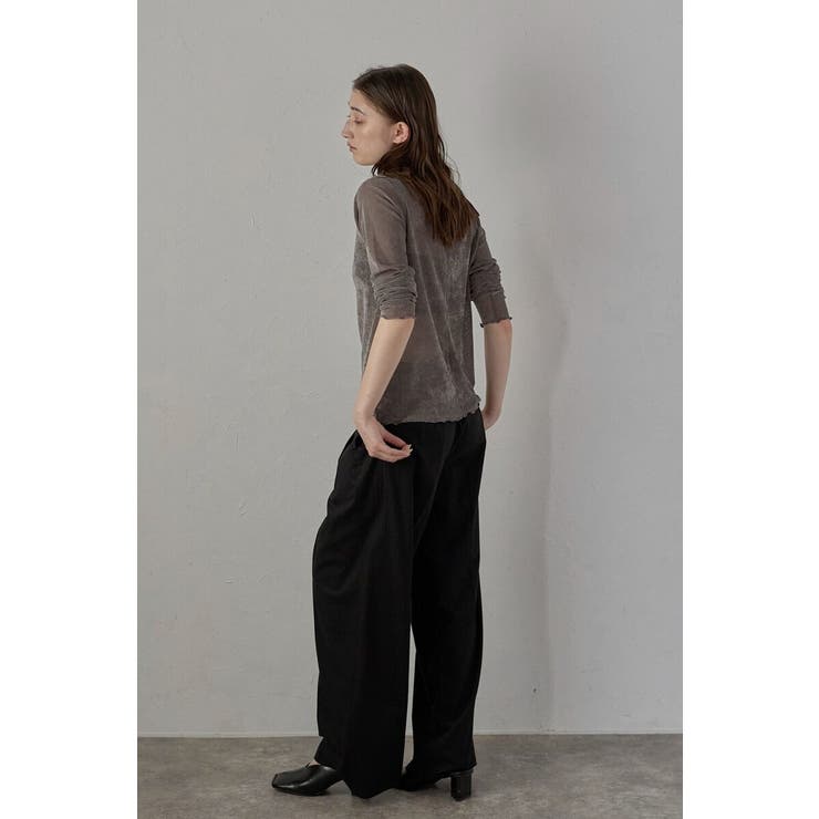 flocky mesh pullover | BONJOUR SAGAN | 詳細画像8 