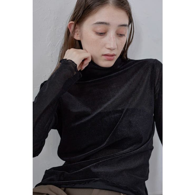 flocky mesh pullover | BONJOUR SAGAN | 詳細画像11 