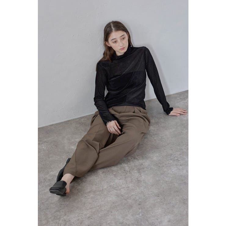 flocky mesh pullover | BONJOUR SAGAN | 詳細画像12 