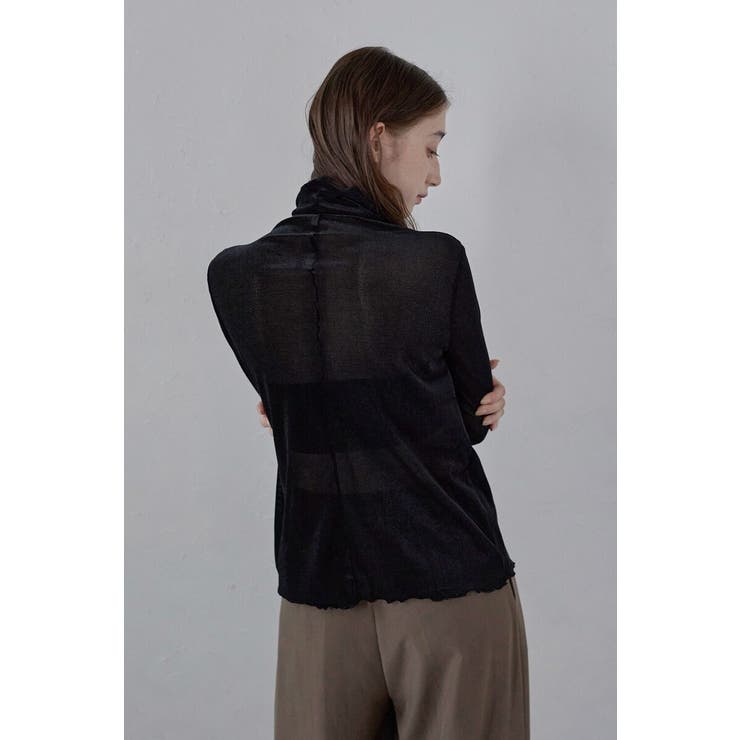 flocky mesh pullover | BONJOUR SAGAN | 詳細画像15 