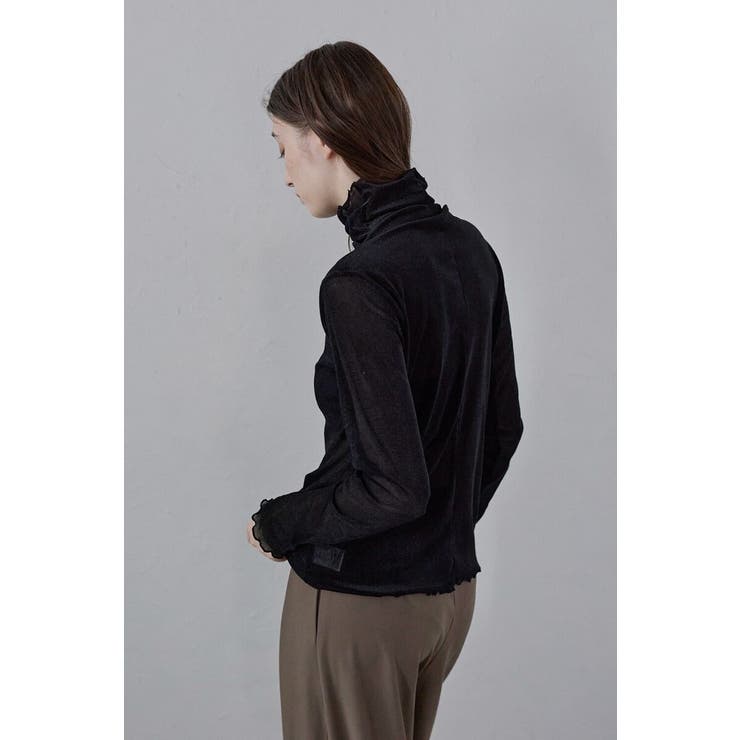 flocky mesh pullover | BONJOUR SAGAN | 詳細画像16 