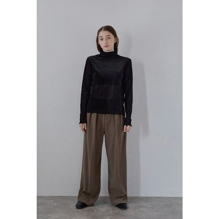 flocky mesh pullover | BONJOUR SAGAN | 詳細画像17 