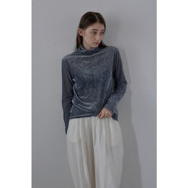 flocky mesh pullover | BONJOUR SAGAN | 詳細画像22 