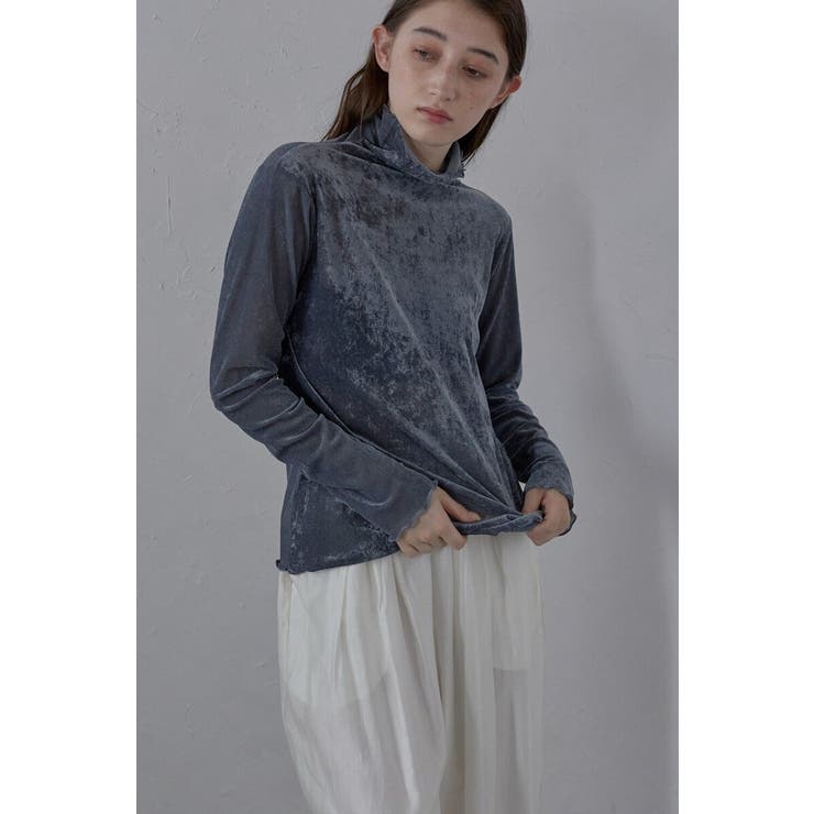 flocky mesh pullover | BONJOUR SAGAN | 詳細画像23 