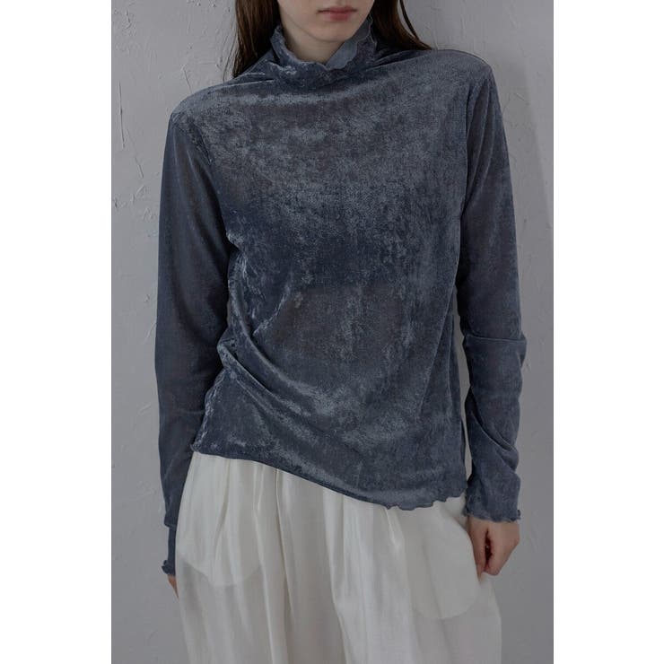 flocky mesh pullover | BONJOUR SAGAN | 詳細画像26 