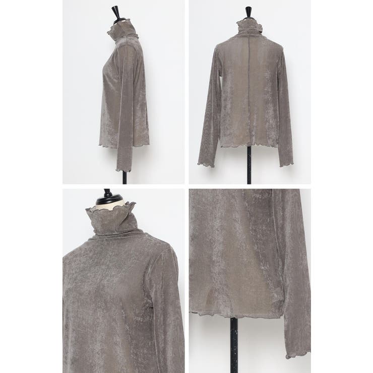 flocky mesh pullover | BONJOUR SAGAN | 詳細画像32 