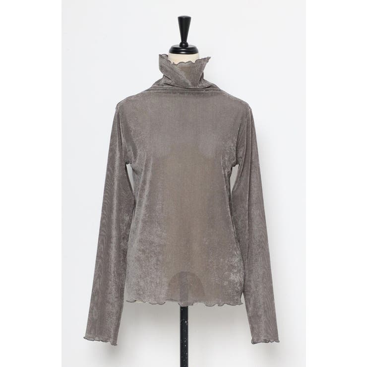 flocky mesh pullover | BONJOUR SAGAN | 詳細画像33 