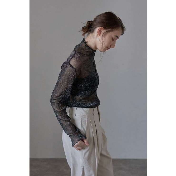 sheer glitter pullover | BONJOUR SAGAN | 詳細画像2 