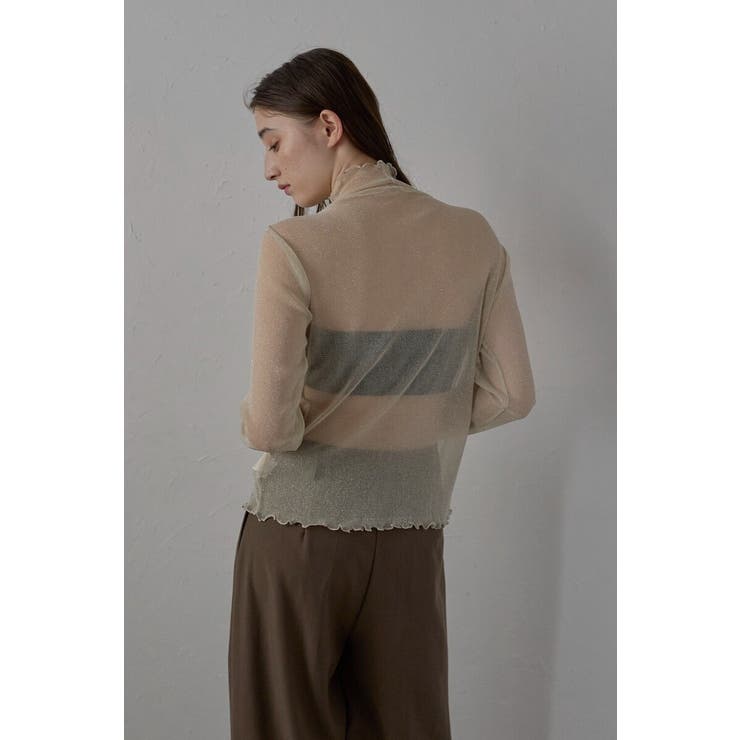 sheer glitter pullover | BONJOUR SAGAN | 詳細画像9 