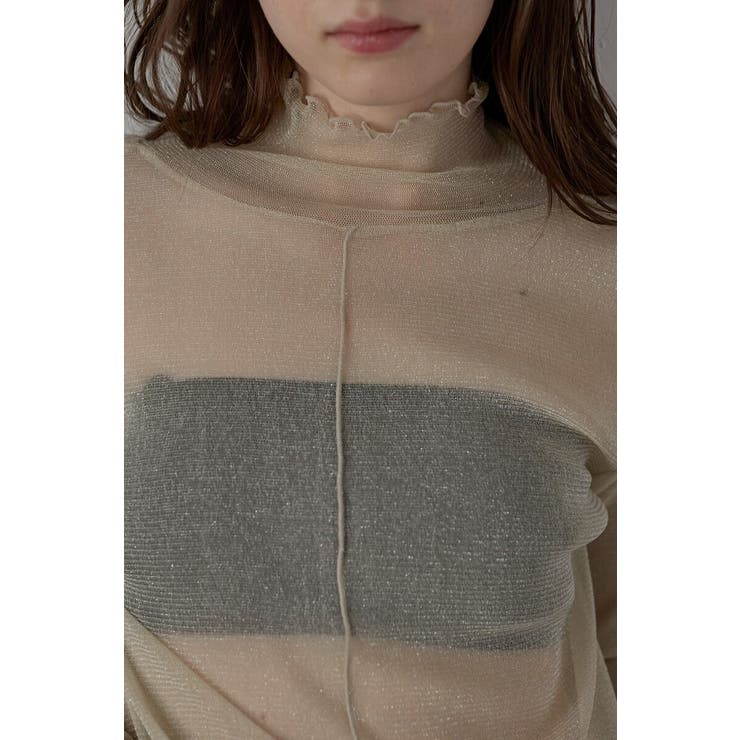 sheer glitter pullover | BONJOUR SAGAN | 詳細画像22 